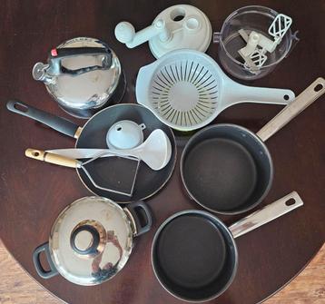 steelpan, fluitketel etc. zie foto's  beschikbaar voor biedingen