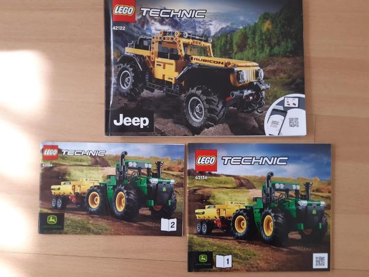 diverse bouw boekjes van Lego Technic, Kinderen en Baby's, Speelgoed | Duplo en Lego, Zo goed als nieuw, Lego, Complete set, Ophalen of Verzenden