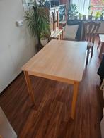Houten uitschuifbare Eettafel - Goede Staat!, Ophalen, 50 tot 100 cm, Zo goed als nieuw, Vijf personen of meer