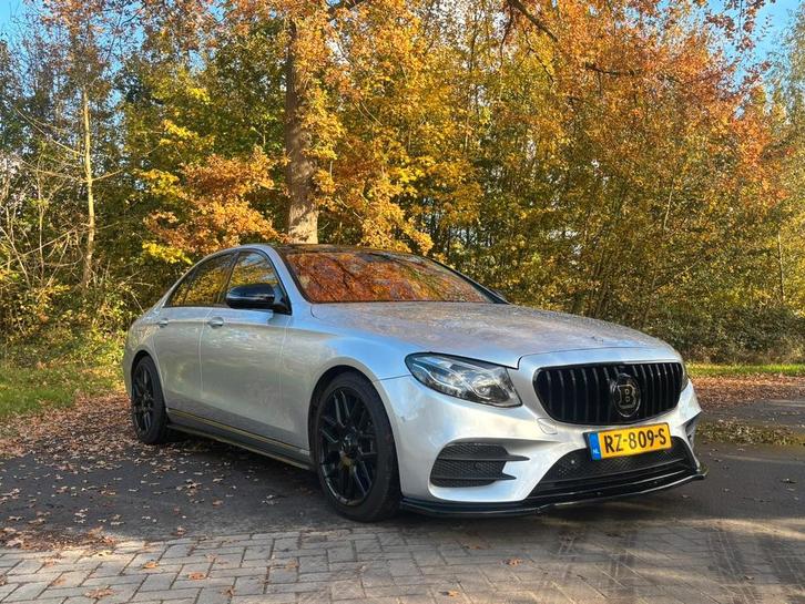 Mercedes-Benz E-Klasse E220 D AUT 2016 Grijs BRABUS+SOUNDBOX, Auto's, Mercedes-Benz, Bedrijf, E-Klasse, ABS, Achteruitrijcamera