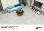 Tegel Laminaat €18,95p/m2 Carrara Wit Marmer 10mm dik AC-5, Huis en Inrichting, Stoffering | Vloerbedekking, 75 m² of meer, Wit