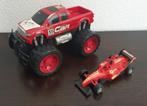 Monster truck Race Auto, Kinderen en Baby's, Speelgoed | Speelgoedvoertuigen, Gebruikt, Ophalen of Verzenden