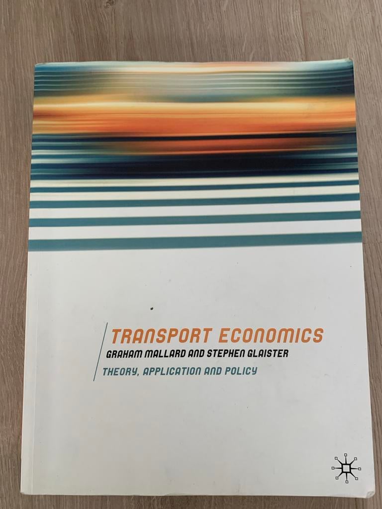 Transport Economics, Ophalen of Verzenden, Graham Mallard (Author), Stephen Glaister (Author), Management, Zo goed als nieuw