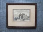 Wassenaar - het huis de Raaphorst - antieke gravure, Antiek en Kunst, Kunst | Etsen en Gravures, Ophalen of Verzenden
