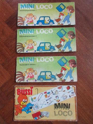 4 x boekjes Loco Mini retro beschikbaar voor biedingen