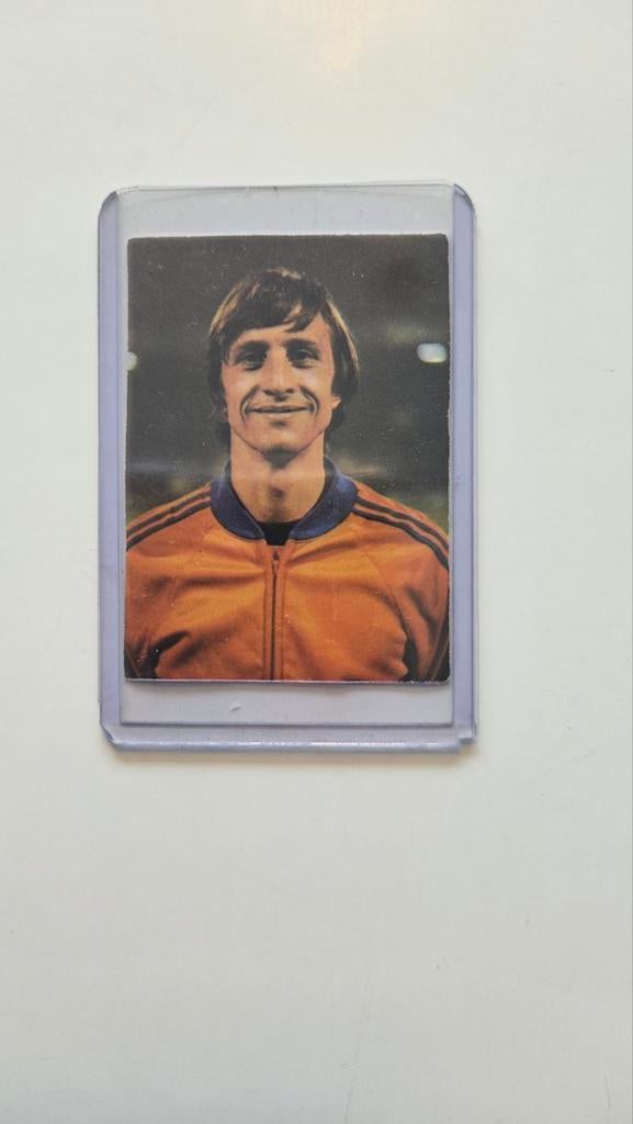 Johan Cruijff Voetbal Plaatje WK 1978, Verzamelen, Sportartikelen en Voetbal, Zo goed als nieuw, Poster, Plaatje of Sticker, Verzenden
