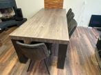 Eettafel Groot 225 x 100cm, Huis en Inrichting, Tafels | Eettafels, Ophalen, 100 tot 150 cm, 200 cm of meer, Zo goed als nieuw