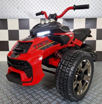 Kindermotor Spyder - soft start - leren zit - verlichting beschikbaar voor biedingen