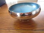 schaaltje met blauw glazen inzet, Antiek en Kunst, Curiosa en Brocante, Ophalen of Verzenden
