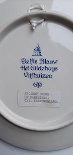 Delfts blauw. Stadhuis Haarlem. Ancient order of Foresters, Antiek en Kunst, Antiek | Wandborden en Tegels, Ophalen of Verzenden