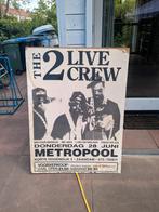 concert poster the 2 live crew jaren 90 nineties vintage, Verzamelen, Posters, Ophalen, Gebruikt, Deurposter of groter, Rechthoekig Staand