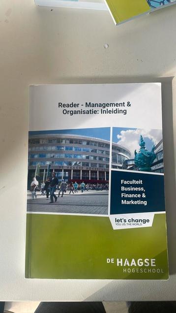 Reader - Management & Organisatie: Inleiding beschikbaar voor biedingen