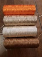 4x Bandjes viscose garen om te haken of te breien., Ophalen of Verzenden, Nieuw, Breien, Wol of Garen