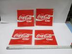 Coca Cola stickers 4 stuks, Merk, Zo goed als nieuw, Verzenden