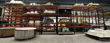 Palletstelling 18 staanders 5,5 meter en 100 liggers 2700  beschikbaar voor biedingen