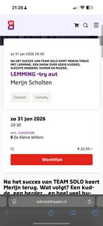 GEZOCHT Merijn Scholten tickets Kleine Willem