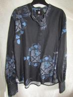 G star raw Mooie blouse met print maat L blauw gstar, Blauw, Maat 42/44 (L), Ophalen of Verzenden, G-STAR RAW