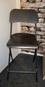 2 zwarte Ikea Franklin barkrukken, 2 krukken, Ophalen, 60 tot 90 cm