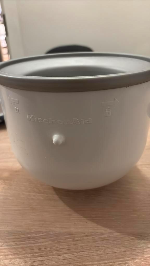 Kitchenaid ijsmaker, Huis en Inrichting, Keuken | Keukenbenodigdheden, Zo goed als nieuw, Ophalen of Verzenden