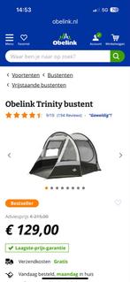 Obelink Trinity Bustent - Splinternieuw!, Caravans en Kamperen, Ophalen, Nieuw, Tot en met 2