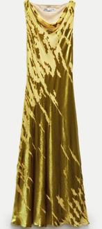 ZARA fluwelen midi jurk maat XL, Kleding | Dames, Jurken, Overige kleuren, Zara, Maat 46/48 (XL) of groter, Ophalen of Verzenden