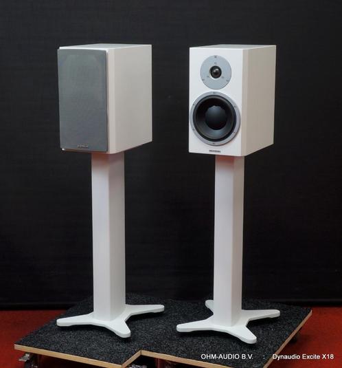 Dynaudio Excite X18 + Stand 10, Monitor Luidsprekers, Audio, Tv en Foto, Luidsprekers, Zo goed als nieuw, Front, Rear of Stereo speakers