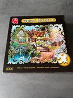 Jumbo Deco puzzel 1000 stukjes Foral Cottage, Hobby en Vrije tijd, Denksport en Puzzels, Ophalen of Verzenden, Zo goed als nieuw