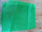 Groene organza stof NIEUW - 75 x 200 cm (dubbel), Hobby en Vrije tijd, Stoffen en Lappen, Nieuw, Ophalen of Verzenden, 30 tot 120 cm