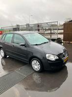 Volkswagen Polo 1.4 55KW 2005 Zwart, Auto's, Voorwielaandrijving, 15 km/l, Zwart, Origineel Nederlands
