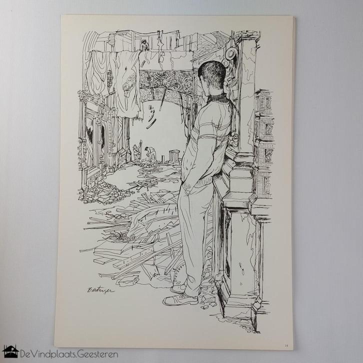 Losse reproducties Cees Bantzinger, Antiek en Kunst, Kunst | Tekeningen en Foto's, Ophalen of Verzenden