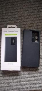 Samsung Galaxy Smart clear view cover/telefoonhoes S22 Ultra, Nieuw, Overige modellen, Frontje of Cover, Ophalen of Verzenden