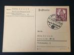 Briefkaart Derde Rijk met Stempel, Verzamelen, Militaria | Tweede Wereldoorlog, Overige soorten, Duitsland, Ophalen of Verzenden