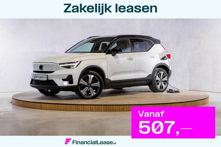 Volvo XC40 Recharge Twin Ultimate 78 kWh | Adaptieve cruise, Auto's, Volvo, Bedrijf, Lease, Financial lease, XC40, 360° camera
