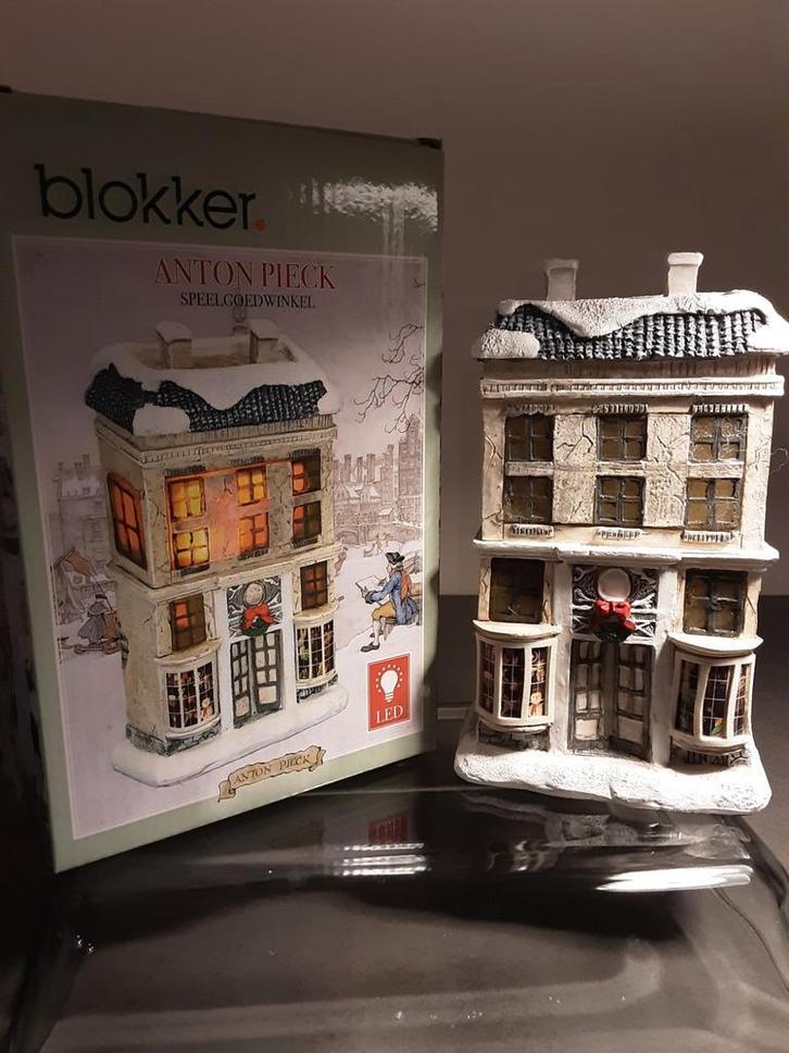 Kersthuisje Anton Pieck, de speelgoedwinkel, kerst, Diversen, Kerst, Zo goed als nieuw, Ophalen of Verzenden