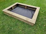 HOUTEN ZANDBAK 75x100 incl deksel kant en klaar geleverd, Ophalen, Nieuw