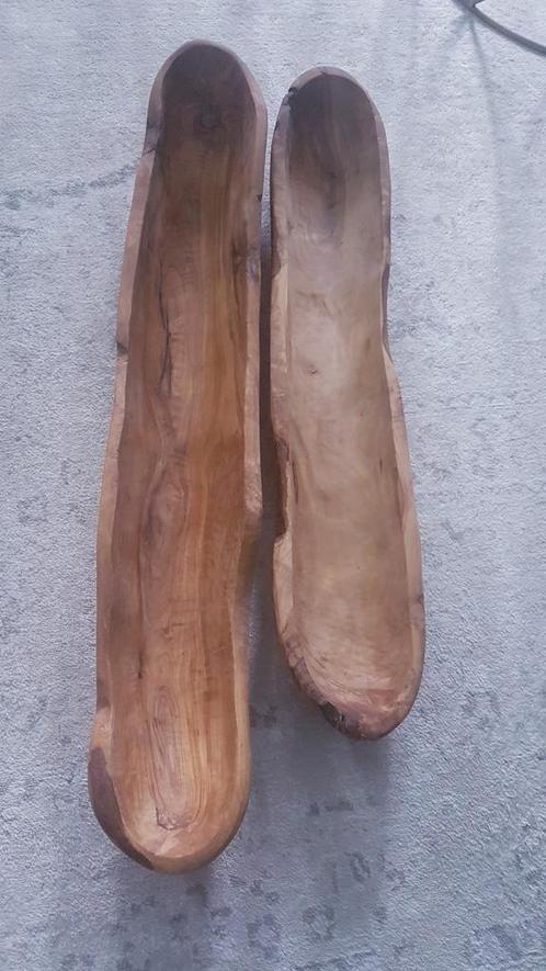 Olijfhouten schalen (ZGAN), Huis en Inrichting, Woonaccessoires | Schalen en Manden, Zo goed als nieuw, Schaal, Overige vormen