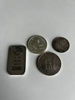 Zilveren munten en zilverbaar, Postzegels en Munten, Edelmetalen en Baren, Verzenden, Zilver