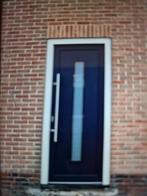 Vordeur, kunststof 2375 €., Gebruikt, Buitendeur, Glas, 200 tot 215 cm
