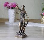 Vrouwe Justitia Beeldje Bronskleurig - 29 cm, Verzenden, Nieuw
