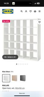 IKEA kallax kast wit, Ophalen, Gebruikt, 25 tot 50 cm, 150 tot 200 cm