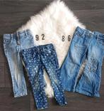 Drie spijkerbroeken maat 86-92, Kinderen en Baby's, Babykleding | Maat 86, Ophalen of Verzenden, Gebruikt, Meisje, Broekje