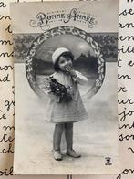 1911 Bonne Année - meisje (II), Ophalen of Verzenden, Voor 1920, Gelopen, Feest(dag)
