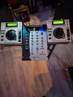 Complete DJ Set - Gemini CDJ-20 & JB Systems Mixer + Monitor, Muziek en Instrumenten, Dj-sets en Draaitafels, Ophalen of Verzenden
