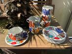 Villeroy en Boch ‘Acapulco’ kop en schotel, Ophalen of Verzenden, Zo goed als nieuw, Porselein, Kop en/of schotel