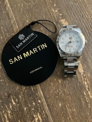 San Martin GMT 39mm automatisch horloge beschikbaar voor biedingen