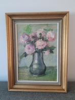 zeer mooi schilderij op doek - bloemen, Ophalen of Verzenden