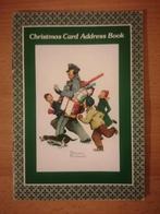 Norman Rockwell Christmas Cards Adress Book met advies, Ophalen of Verzenden