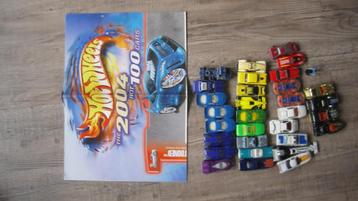 Hot Wheels autootjes + Mooie Poster beschikbaar voor biedingen