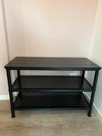 Halbankje, schoenemrek, schoenenbankje zwart, Ophalen of Verzenden, Zo goed als nieuw