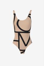 Toteme monogram swimsuit, Kleding | Dames, Ophalen of Verzenden, Nieuw, Beige